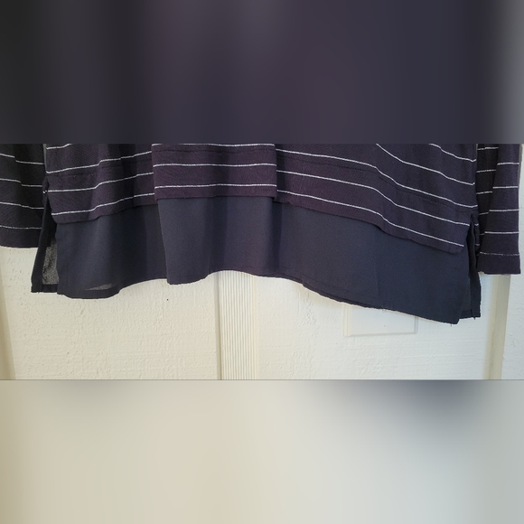 EUC New Directions Petite Striped Top - Picture 2 of 7